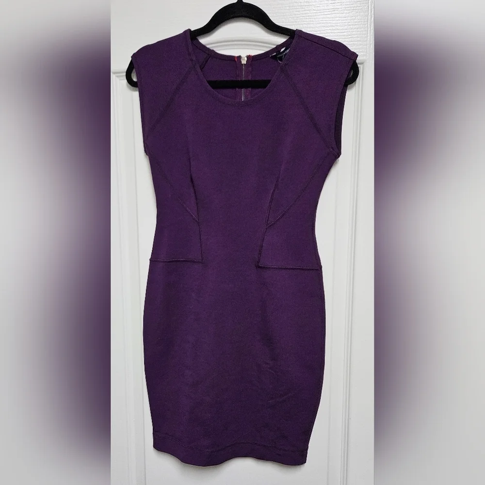 french connection purple dress French Connection | Dresses | French Connection Purple Bodycon Sheath Dress  Size 8 Nwot